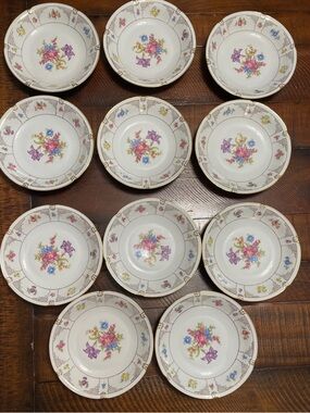 Dresd by Winterling - Bavaria set of 11 bowls floral China